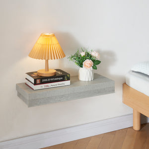 Mensola Karkkila con Cassetto Integrato Comodino Sospeso 60 x 23,5 x 8 cm - Vari colori [en.casa] 