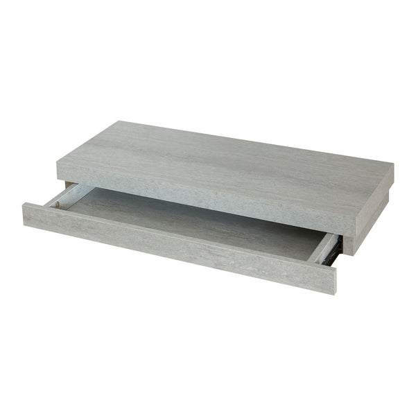 Mensola Karkkila con Cassetto Integrato Comodino Sospeso 60 x 23,5 x 8 cm - Vari colori [en.casa] 