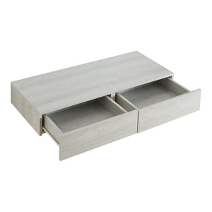 Étagère murale avec 2 tiroirs Karstula 80 x 35 x 12 cm [en.casa]