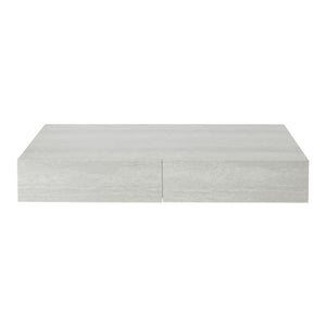 Étagère murale avec 2 tiroirs Karstula 80 x 35 x 12 cm [en.casa]