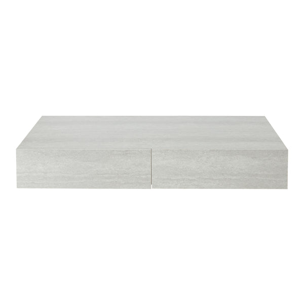 Étagère murale avec 2 tiroirs Karstula 80 x 35 x 12 cm [en.casa]