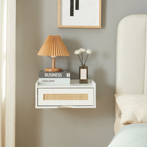 Mensola da Parete Ljuredsø con Cassetto Integrato 40 x 30 x 16,5 cm [en.casa]