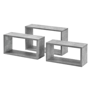 Wandregal Mandal 3er Set versch. Farben en.casa