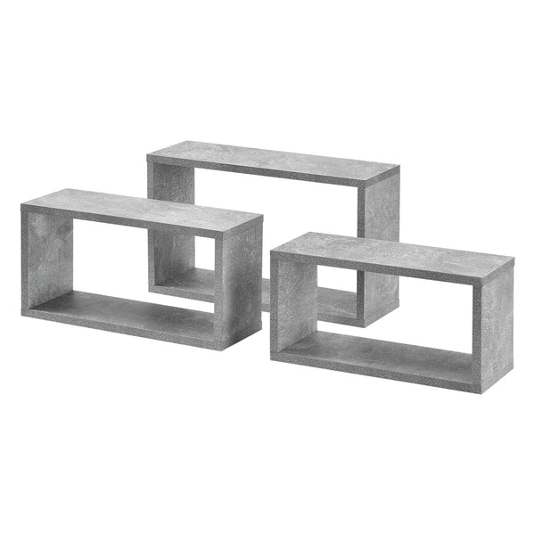 Wandregal Mandal 3er Set versch. Farben en.casa