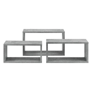 Wandregal Mandal 3er Set versch. Farben en.casa