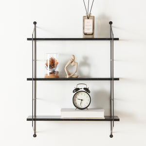 Scaffale da Parete Ösel a 3 Ripiani Regolabili 48 x 15 x 63.5 cm - Vari Colori [en.casa]