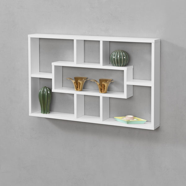Wandregal Qinngua 77x10x48 cm versch. Farben en.casa