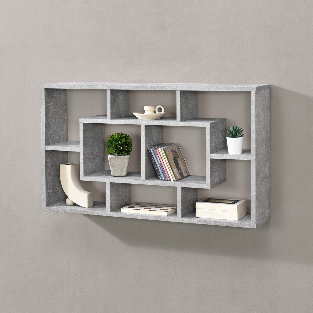 Mensola da parete Saputit 85x16x48 cm vari colori en.casa - premiumXL