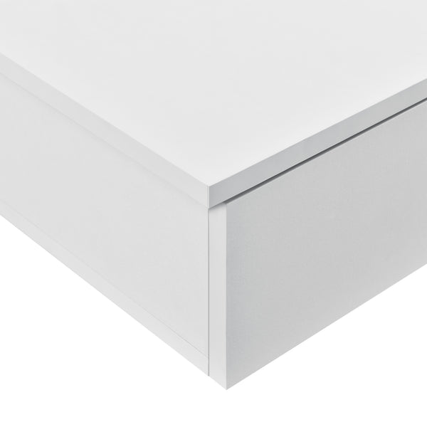 Wandregal 60 x 24 x 12,6 cm mit Staufach in versch. Farben en.casa