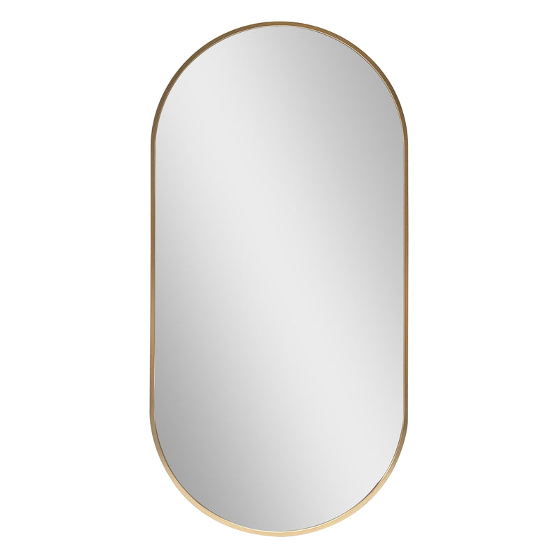 Croquis coté Miroir mural Corato elliptique 40 x 80 cm [en.casa]