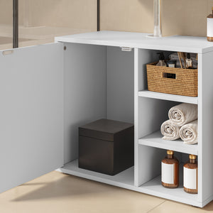 Meuble sous-vasque Kulaik 51 x 60 x 32 cm blanc [en.casa]