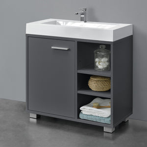 Waschbeckenunterschrank 56x60x31 cm in versch. Farben en.casa
