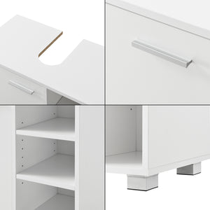 Waschbeckenunterschrank 56x60x31 cm in versch. Farben en.casa