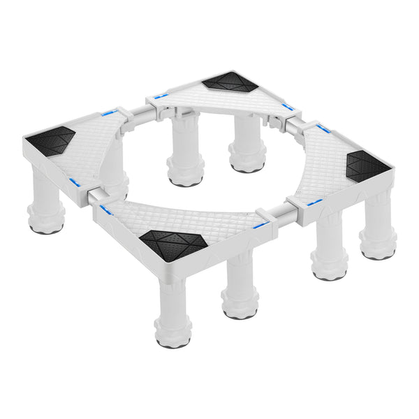 Base Ajustable Kirburg Support à 8 Pieds Pour Soulever Lave-linge Et Réfrigérateur [en.casa]
