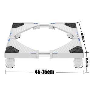 Base ajustable Marklohe support pour soulever lave-linge et réfrigérateur [en.casa]