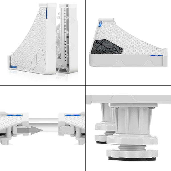 Base ajustable Marklohe support pour soulever lave-linge et réfrigérateur [en.casa]