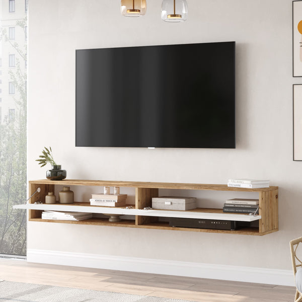 Meuble TV Laitila à porte [en.casa]