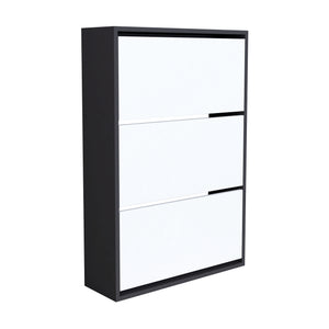Schuhschrank Aurskog 110x73,5x24cm versch. Farben [en.casa]