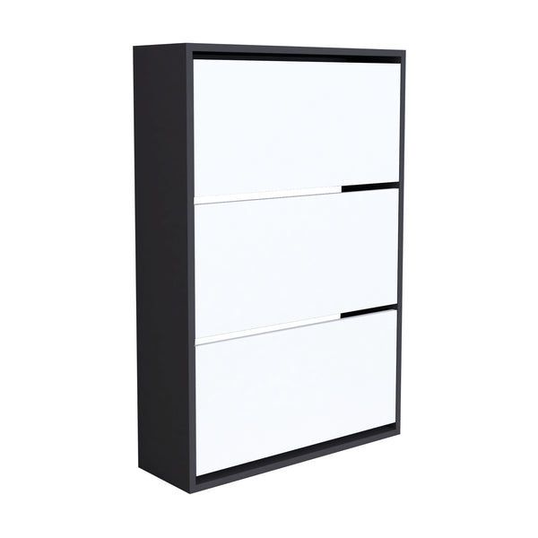 Schuhschrank Aurskog 110x73,5x24cm versch. Farben [en.casa]