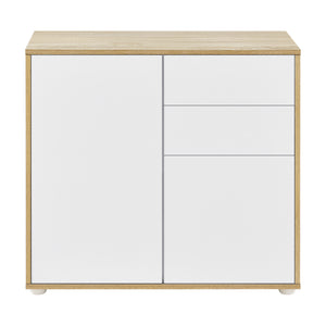 Commode Paarl 74 x 79 x 36 cm avec 2 portes [en.casa]