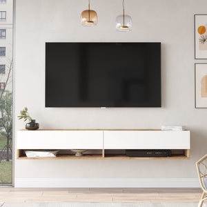 Meuble TV Laitila à porte [en.casa]