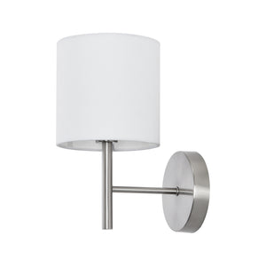 Applique murale Winsford E14 27 x 15 x 21 cm argent blanc lux.pro