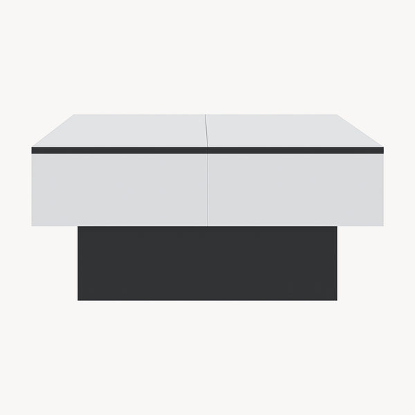 Table basse extensible Lens 80 x 60 x 36 cm [en.casa] 