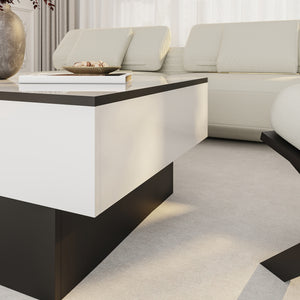 Table basse extensible Lens 80 x 60 x 36 cm [en.casa] 