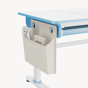 Bureau enfant réglable en hauteur Kuosa 120 x 60 cm [en.casa]