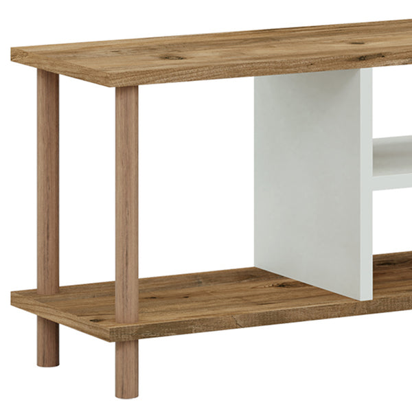 Meuble TV Ærøskøbing avec espace de rangement 43 x 120 x 29 cm [en.casa]