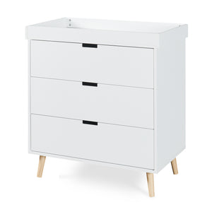 Commode à langer Sallinrar avec matelas à langer amovible [en.casa]