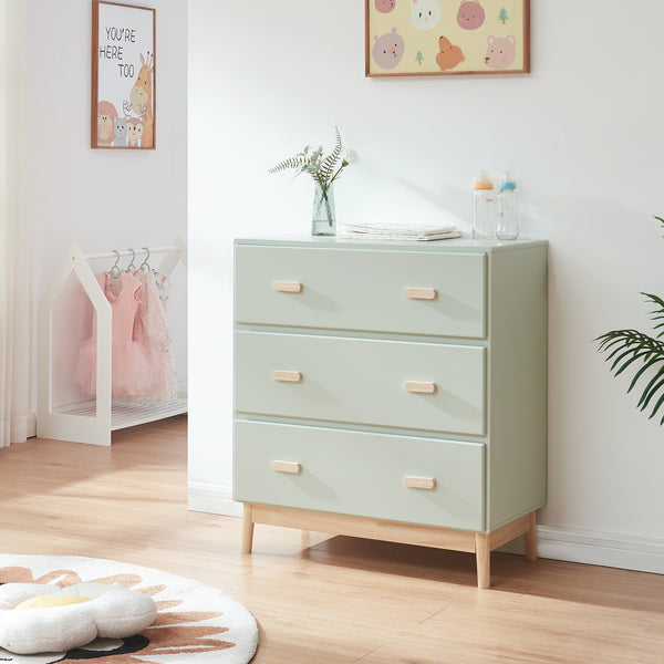 Wickelkommode Sarievn mit Wickelauflage 100x80x53 cm [en.casa]