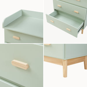 Wickelkommode Sarievn mit Wickelauflage 100x80x53 cm [en.casa]