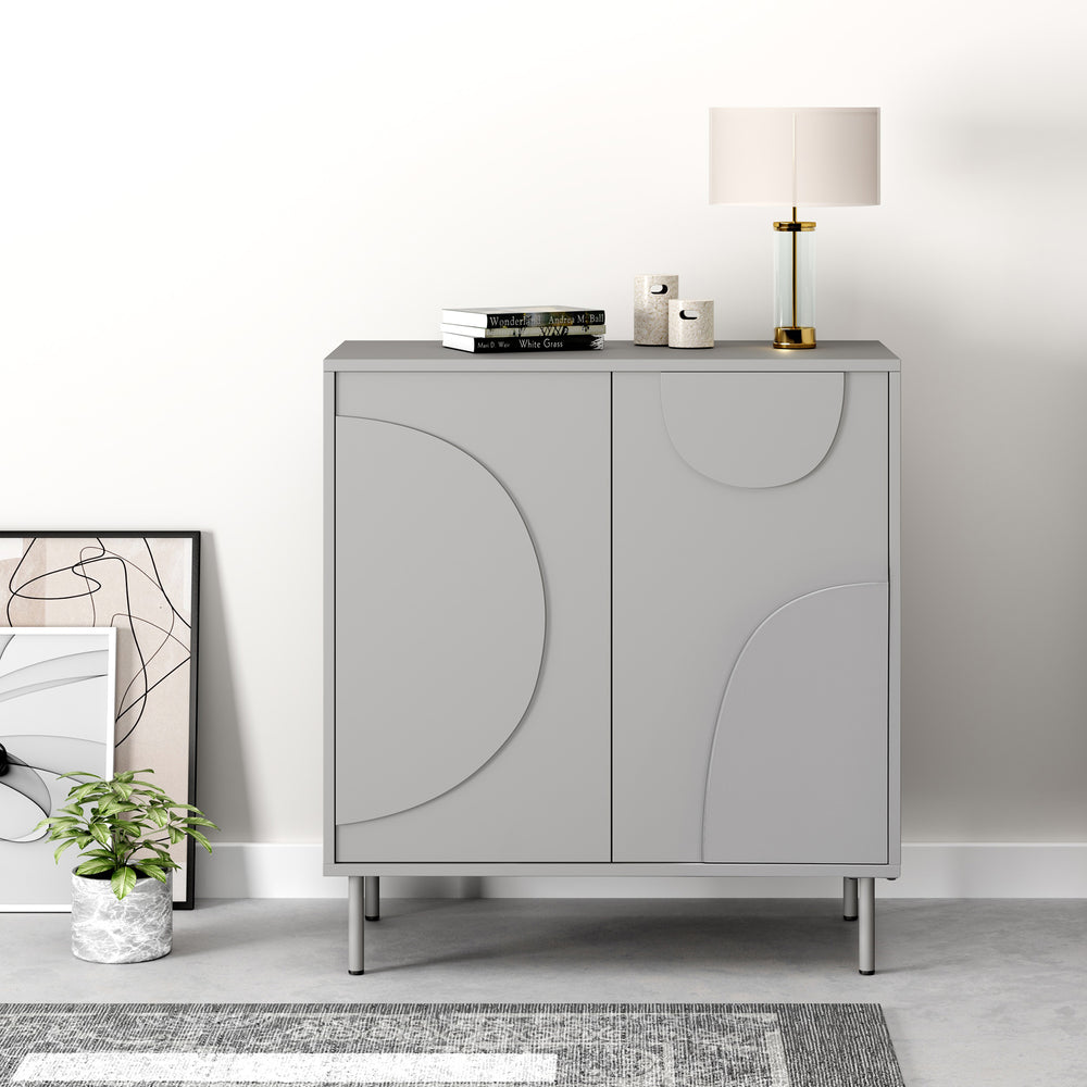 Credenza Holea Comò a 2 Ante 75 x 70 x 34 cm - Vari Colori [en.casa]