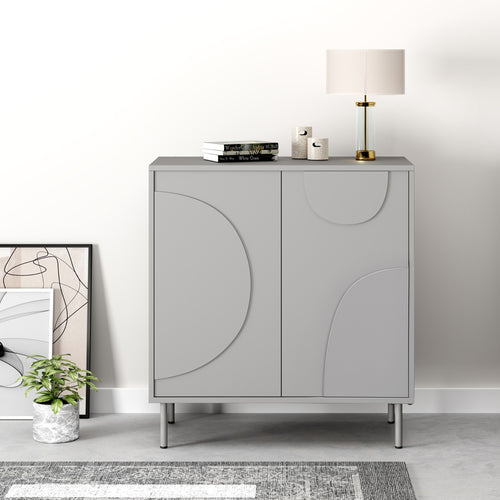 Credenza Holea Comò a 2 Ante 75 x 70 x 34 cm - Vari Colori [en.casa]