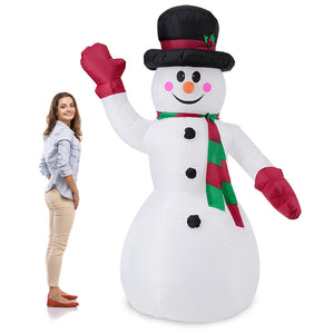 Riesige Aufblasbare Weihnachtsfiguren mit LED-Beleuchtung [en.casa]
