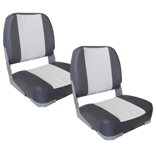 [pro.tec] 2x Sedile barca (colore eleggibile) - di similpelle impermeabile / sedile timone / impermeabile / imbottito / sedile pescatore / persistente ad UV
