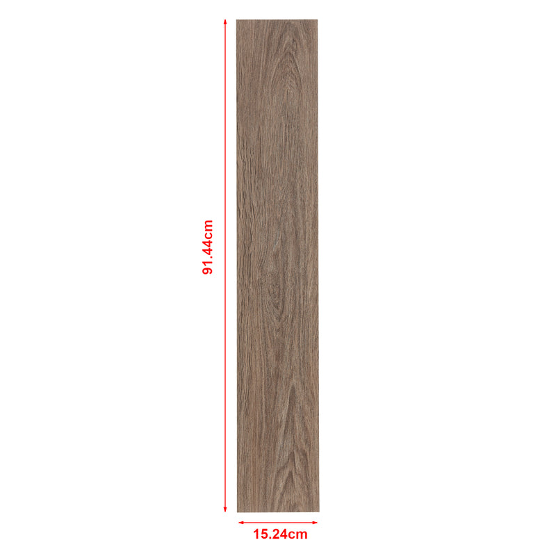 Croquis coté Revêtement de Sol Adhésif Lames Laminées PVC Vinyle Effet Naturel Compatible au Plancher Chauffant 7 Pièces 0,975 m² [neu.haus]