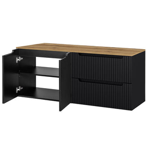 Mobile Sottolavabo da Parete NEWPORT con Cassetti e Armadietto [en.casa]