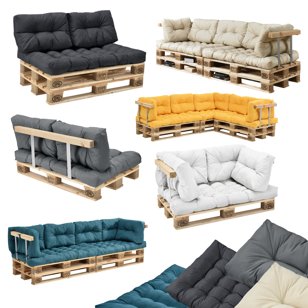 Cuscini per pallet Comfy in diversi colori en.casa - premiumXL