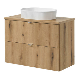 Mobile Pensile Sottolavabo Newport con Lavabo Ovale [en.casa]