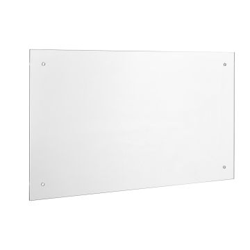 Küchenrückwand Mora Glas Herdspritzschutz 90x50 cm Klarglas neu.haus