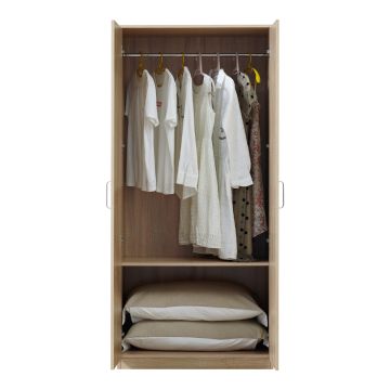 Kleiderschrank Bodolz 176x80x52 cm mit 1 Fach [en.casa]