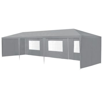 Pavillon Wedau 900x300x255 cm Dunkelgrau casa.pro