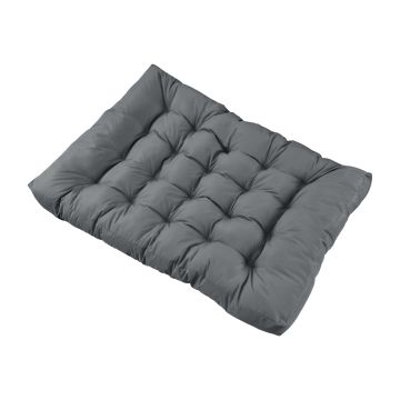 Sitzkissen für Palettenmöbel Comfy 80x120x12 cm Hellgrau [en.casa]