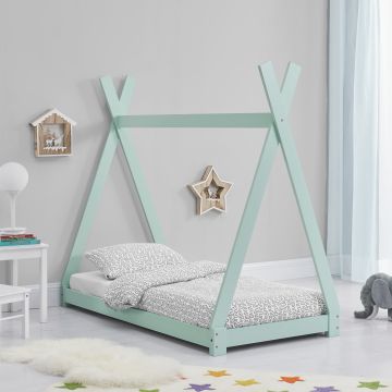 Kinderbett Onjeda 70x140 cm Mint [en.casa]