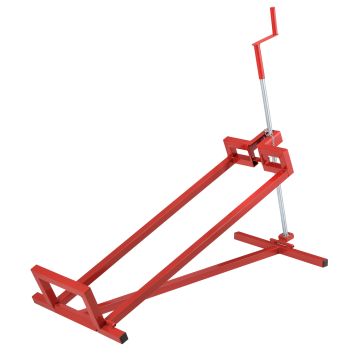 Rasentraktorheber Max 300 kg Stahl Rot pro.tec