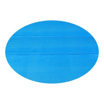 Solar Poolabdeckung ⌀549 cm Blau [en.casa]