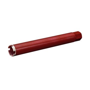 Diamantbohrkrone Ø44 x 400mm Nass/Trocken Rot in.tec