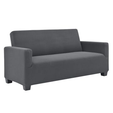 Sofahusse 2-Sitzer 120-190 cm Dunkelgrau neu.haus